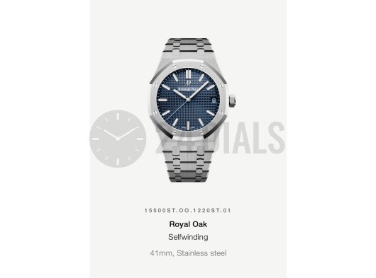 Audemars piguet royal oak 15500st blue