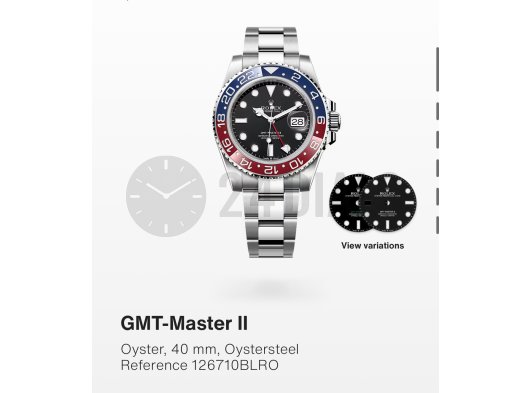 Rolex gmt master II pepsi