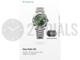 Rolex Day Date 40 green