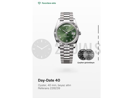 Rolex Day Date 40 green