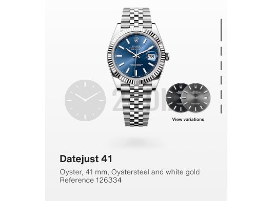 Rolex datejust 41 blue