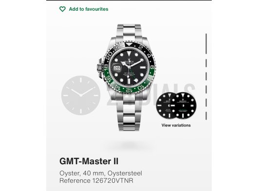 Rolex gmt master II (sprite)