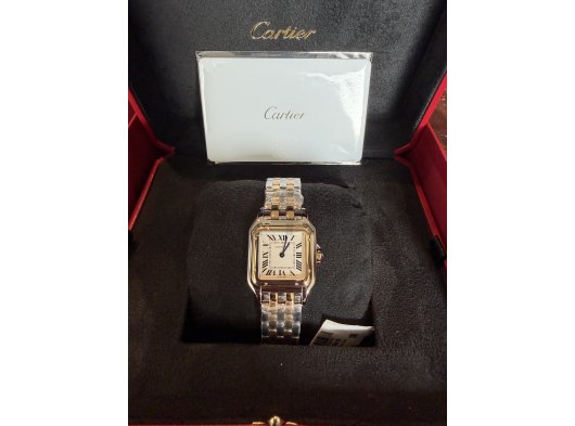 Cartier panthere medium steel/gold