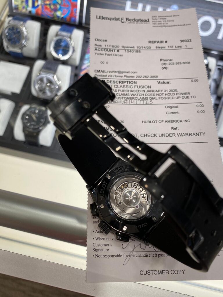 Hublot Classic Fusion Chronograph Black Magic 45mm – Orijinal (2020) Lüks Saat İlanı - Görsel 5