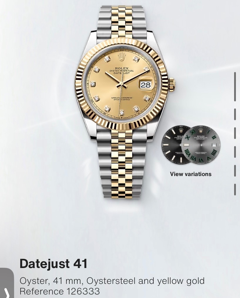 Rolex Datejust 41mm (Fullset) Ref. 126333 (2026) Lüks Saat İlanı - Görsel 1