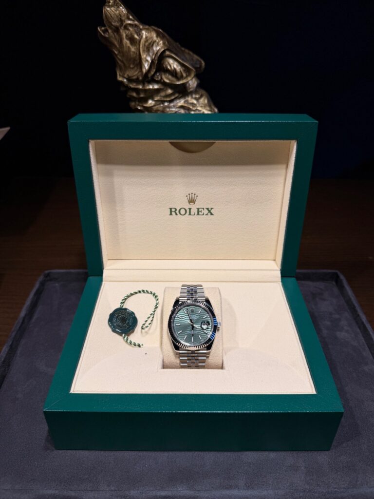 Rolex Datejust 41 mm Motif Green Dial Lüks Saat İlanı