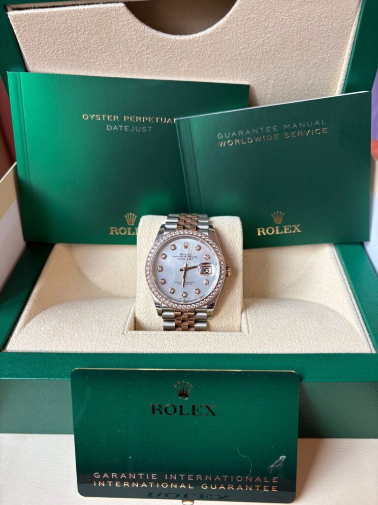 Rolex datejust white diamond 126281rbr (2024) Lüks Saat İlanı - Görsel 2