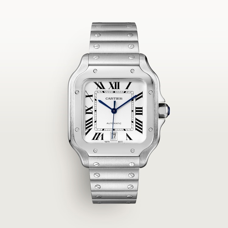 Cartier santos white large wssa0018 Ref. Wssa0018 (2029) Lüks Saat İlanı - Görsel 2