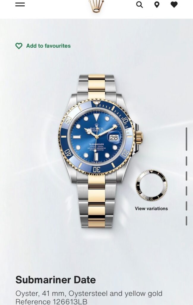 Rolex Submariner Date 41 mm ( Fullset ) Ref. 126613LB (2026) Lüks Saat İlanı - Görsel 2