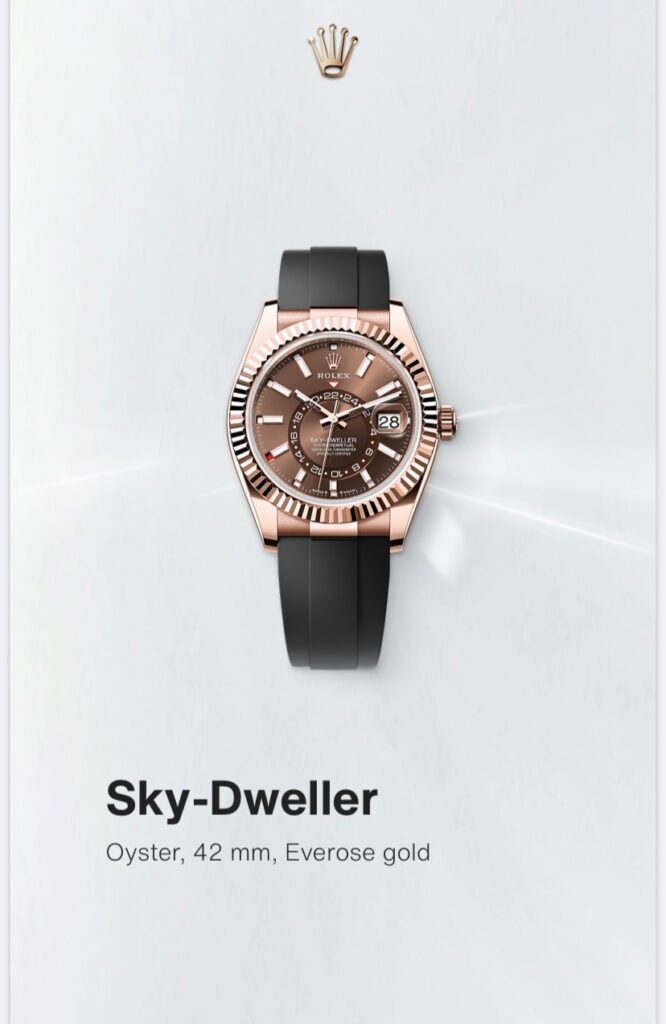 Rolex Sky-Dweller 42 mn Lüks Saat İlanı