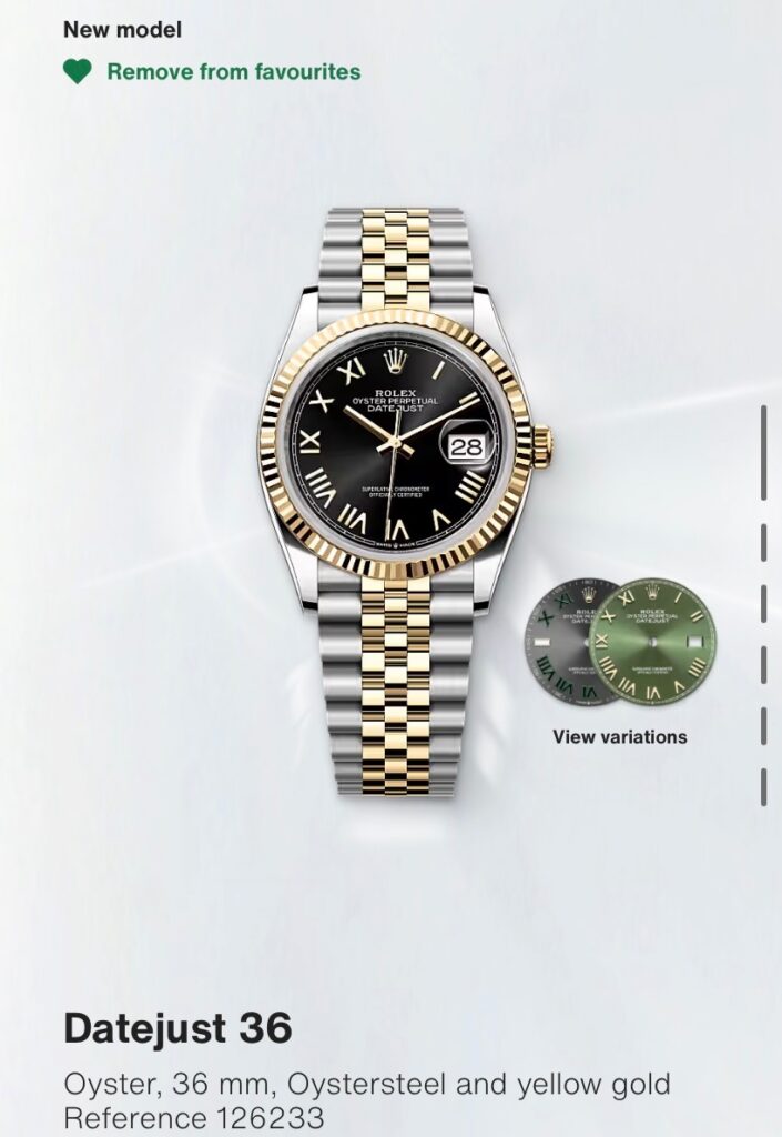 Rolex Datejust 36 Lüks Saat İlanı