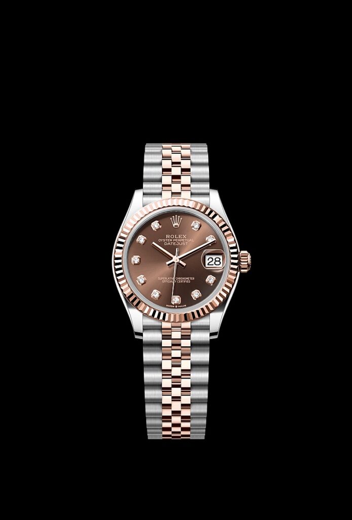 Rolex Datejust Datejust 31 2-Tone Jubilee Chocolate Diamond Dial 278271 FULL SET Steel & Rose Gold (2026) Lüks Saat İlanı - Görsel 2