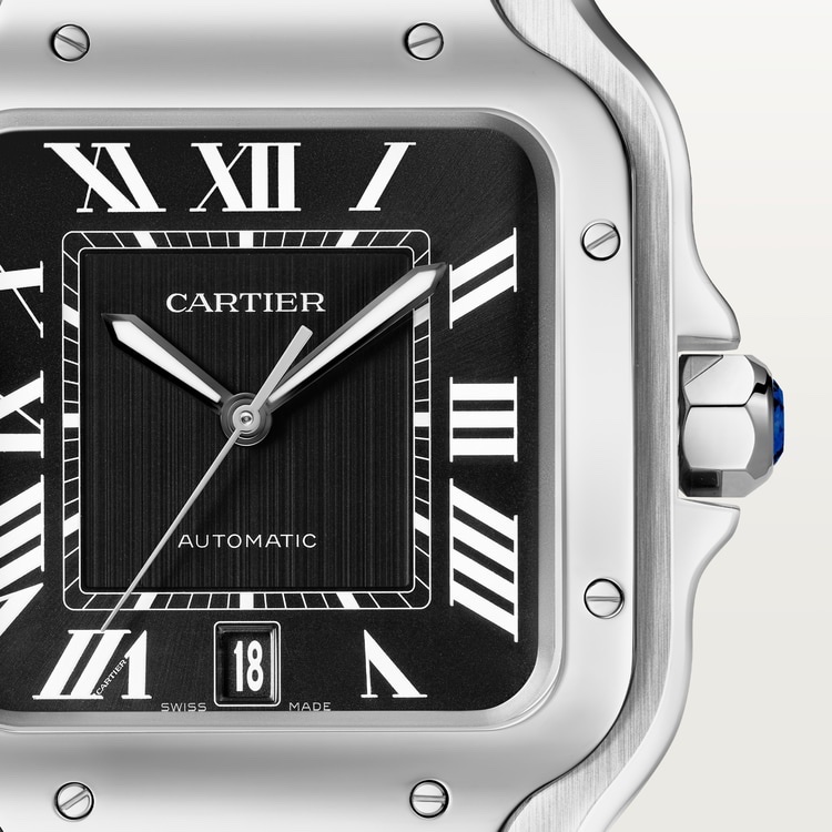 Cartier santos large black wssa0096 Ref. Wssa0096 (2026) Lüks Saat İlanı - Görsel 3