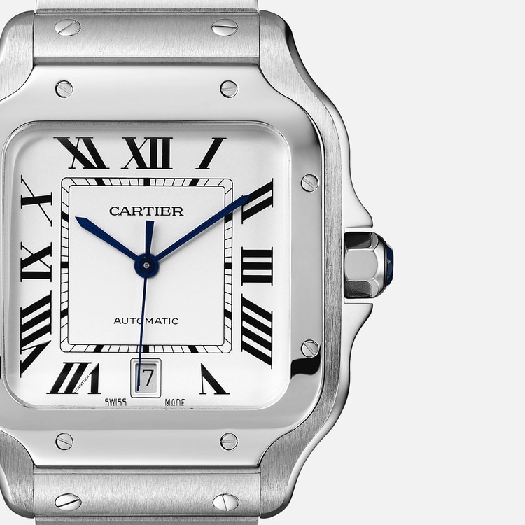 Cartier santos white large wssa0018 Ref. Wssa0018 (2029) Lüks Saat İlanı - Görsel 3